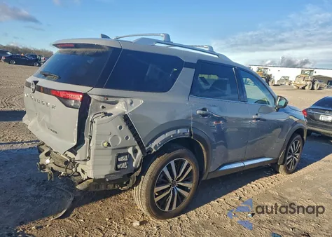 2025 Nissan Pathfinder Platinum from USA, damaged, VIN 5N1DR3DG9SC288145